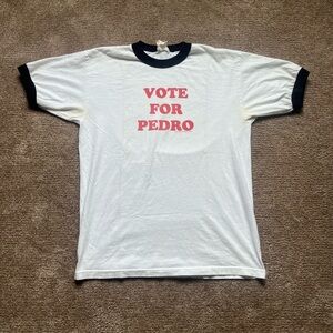 VTG ‘05 Napoleon Dynamite “Vote For Pedro” Ringer Tee